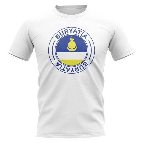 Buryatia Football Badge T-Shirt (White)