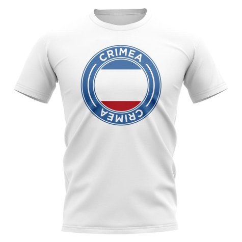 Crimea Football Badge T-Shirt (White)