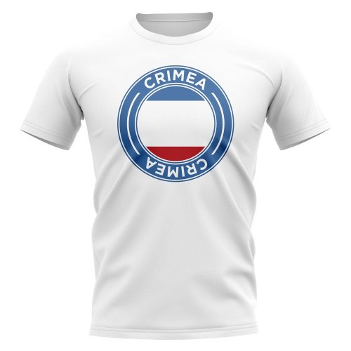 Crimea Football Badge T-Shirt (White)