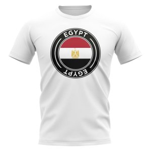 Egypt Football Badge T-Shirt (White)