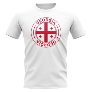 Georgia Football Badge T-Shirt (White)