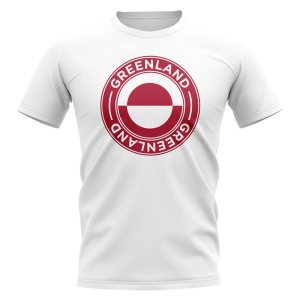 Greenland Football Badge T-Shirt (White) Greenland Football Badge T-Shirt (White)