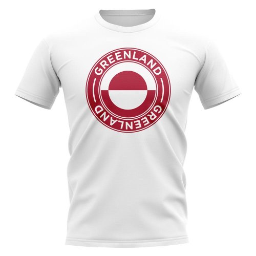Greenland Football Badge T-Shirt (White)