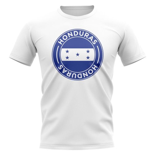 Honduras Football Badge T-Shirt (White)