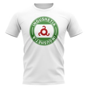 Ingushetia Football Badge T-Shirt (White) Ingushetia Football Badge T-Shirt (White)