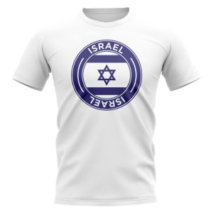 Israel Football Badge T-Shirt (White)