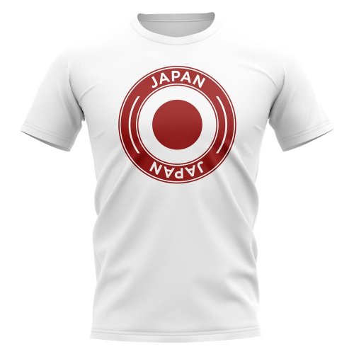 Japan Football Badge T-Shirt (White)