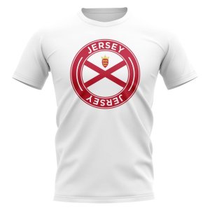 Jersey Football Badge T-Shirt (White) Jersey Football Badge T-Shirt (White)