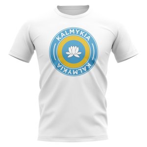 Kalmykia Football Badge T-Shirt (White) Kalmykia Football Badge T-Shirt (White)