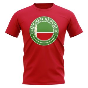 Chechen Republic Football Badge T-Shirt (Red) Chechen Republic Football Badge T-Shirt (Red)