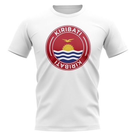 Kiribati Football Badge T-Shirt (White)
