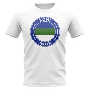 Komi Football Badge T-Shirt (White) Komi Football Badge T-Shirt (White)
