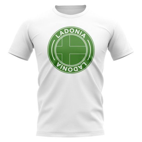 Ladonia Football Badge T-Shirt (White)