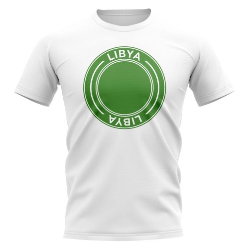 Libya Football Badge T-Shirt (White)