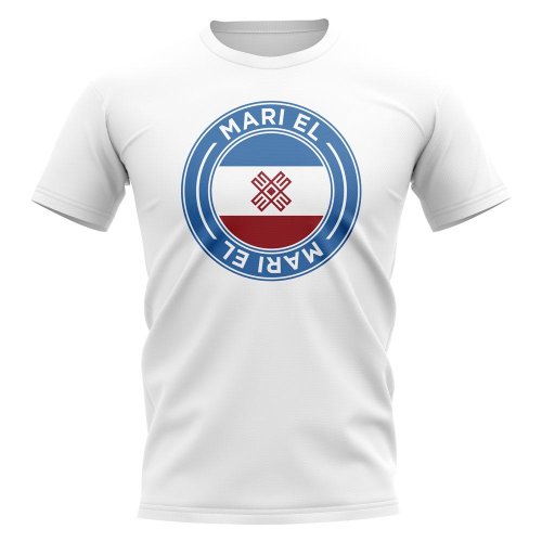 Mari El Football Badge T-Shirt (White)