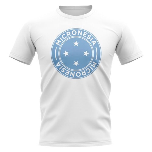 Micronesia Football Badge T-Shirt (White)