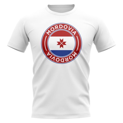 Mordovia Football Badge T-Shirt (White)