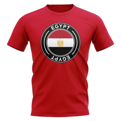 Egypt Football Badge T-Shirt (Red)