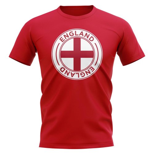 England Football Badge T-Shirt (Red)