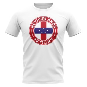 Netherlands Antilles Football Badge T-Shirt (White) Netherlands Antilles Football Badge T-Shirt (White)