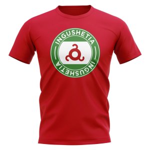 Ingushetia Football Badge T-Shirt (Red) Ingushetia Football Badge T-Shirt (Red)