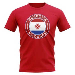 Mordovia Football Badge T-Shirt (Red) Mordovia Football Badge T-Shirt (Red)