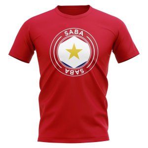 Saba Football Badge T-Shirt (Red) Saba Football Badge T-Shirt (Red)