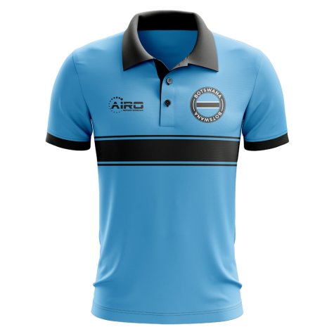 Botswana Concept Stripe Polo Shirt (Sky)