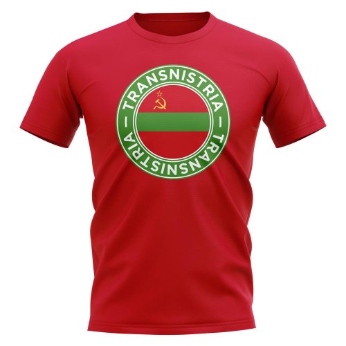 Transnistria Football Badge T-Shirt (Red)
