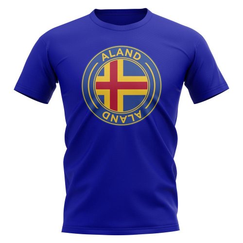 Aland Football Badge T-Shirt (Royal)