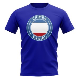 Crimea Football Badge T-Shirt (Royal) Crimea Football Badge T-Shirt (Royal)