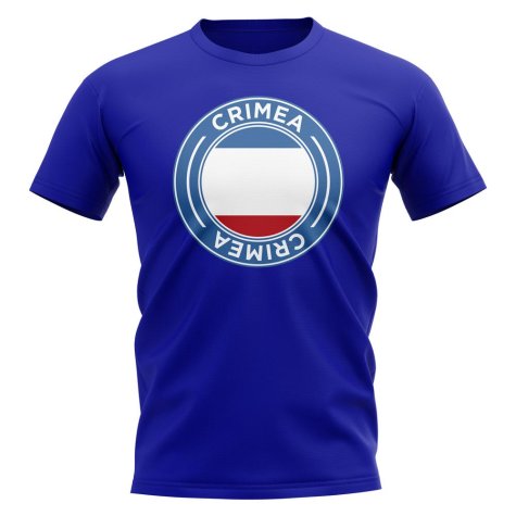 Crimea Football Badge T-Shirt (Royal)