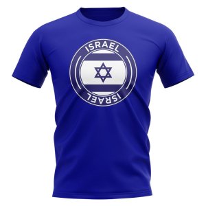 Israel Football Badge T-Shirt (Royal)