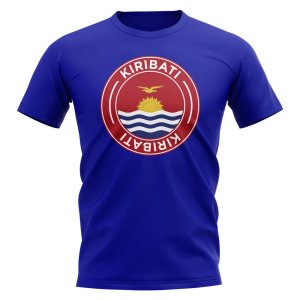 Kiribati Football Badge T-Shirt (Royal)