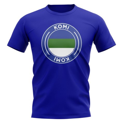 Komi Football Badge T-Shirt (Royal)