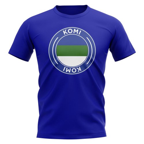 Komi Football Badge T-Shirt (Royal)