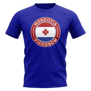 Mordovia Football Badge T-Shirt (Royal) Mordovia Football Badge T-Shirt (Royal)