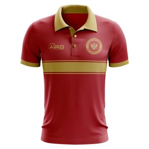 Montenegro Concept Stripe Polo Shirt (Red) - Kids