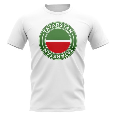 Tatarstan Football Badge T-Shirt (White)