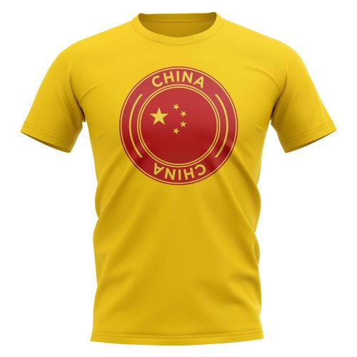 China Football Badge T-Shirt (Yellow)