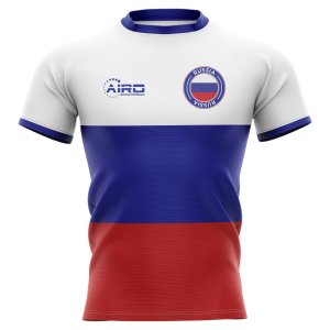 2024-2025 Russia Flag Concept Rugby Shirt - Womens