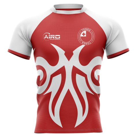 2024-2025 Tonga Home Concept Rugby Shirt