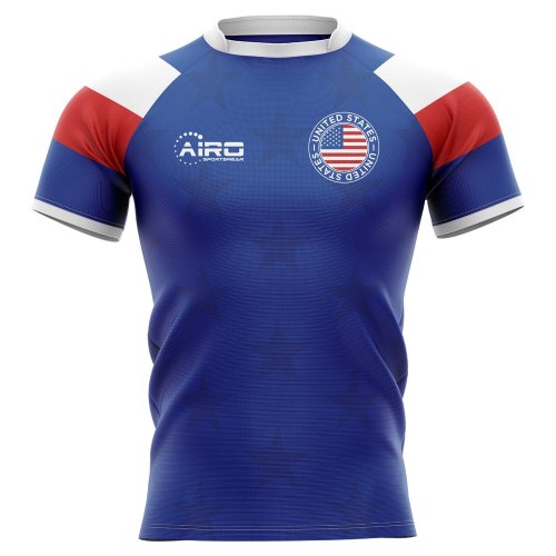 2024-2025 United States USA Home Concept Rugby Shirt - Womens