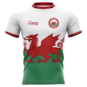 2024-2025 Wales Flag Concept Rugby Shirt - Womens