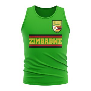 Zimbabwe Core Football Country Sleeveless Tee (Green)