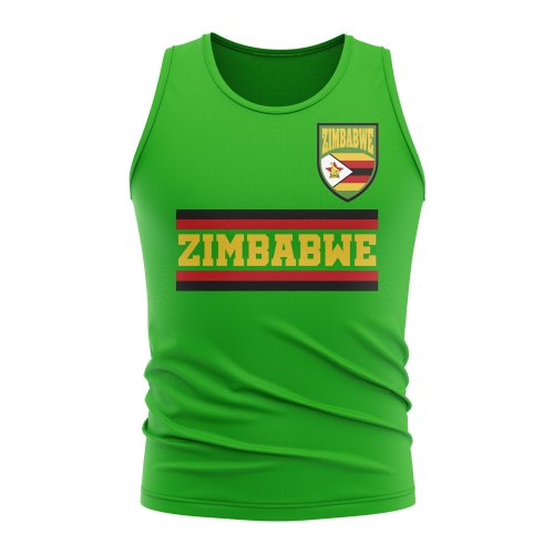 Zimbabwe Core Football Country Sleeveless Tee (Green)