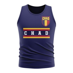 Chad Core Football Country Sleeveless Tee (Navy) Chad Core Football Country Sleeveless Tee (Navy)