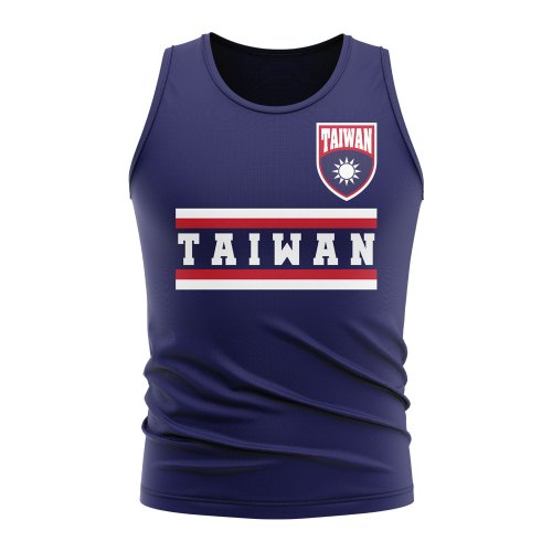 Taiwan Core Football Country Sleeveless Tee (Navy)