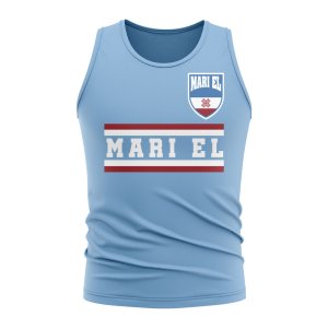 Mari El Core Football Country Sleeveless Tee (Sky)