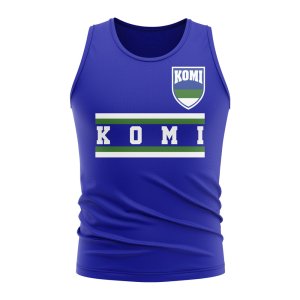 Komi Core Football Country Sleeveless Tee (Royal)